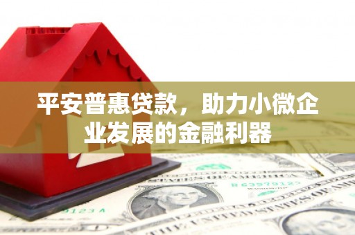 开江平安普惠贷款，助力小微企业发展的金融利器