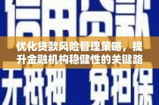 开江优化贷款风险管理策略，提升金融机构稳健性的关键路径