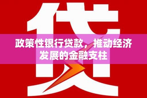 开江政策性银行贷款，推动经济发展的金融支柱
