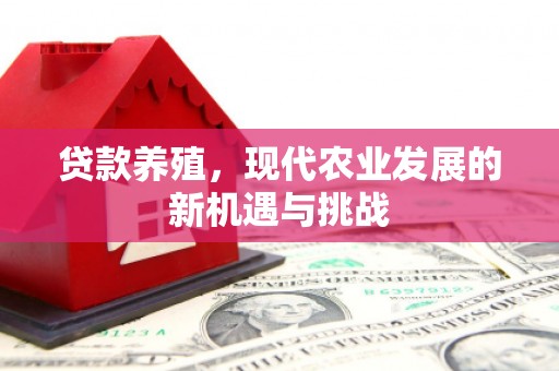 开江贷款养殖，现代农业发展的新机遇与挑战