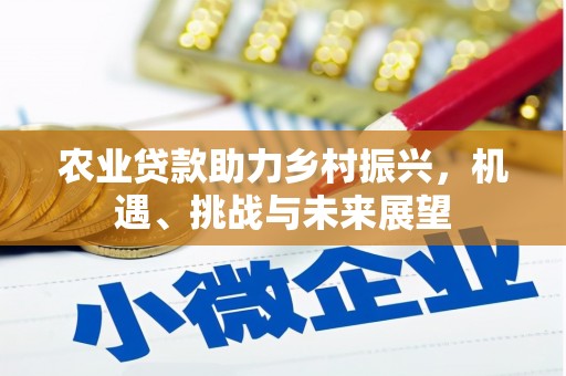 开江农业贷款助力乡村振兴，机遇、挑战与未来展望