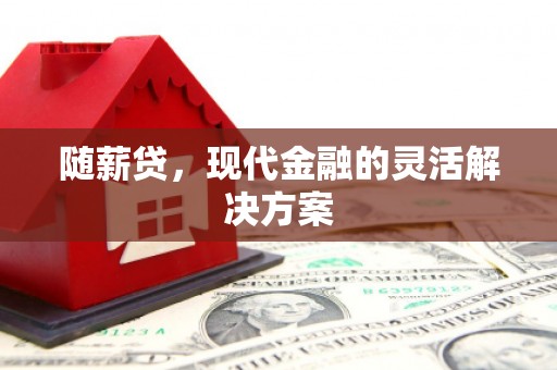 开江随薪贷，现代金融的灵活解决方案