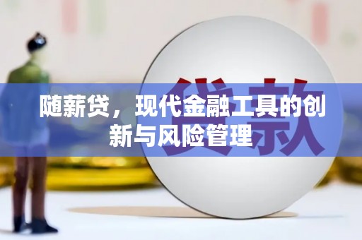开江随薪贷，现代金融工具的创新与风险管理