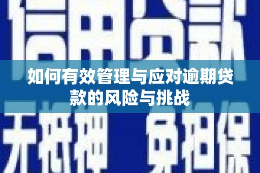 开江如何有效管理与应对逾期贷款的风险与挑战