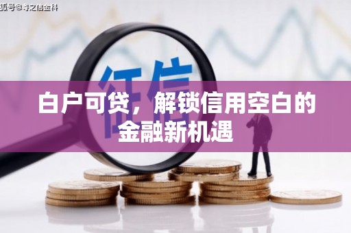 开江白户可贷，解锁信用空白的金融新机遇