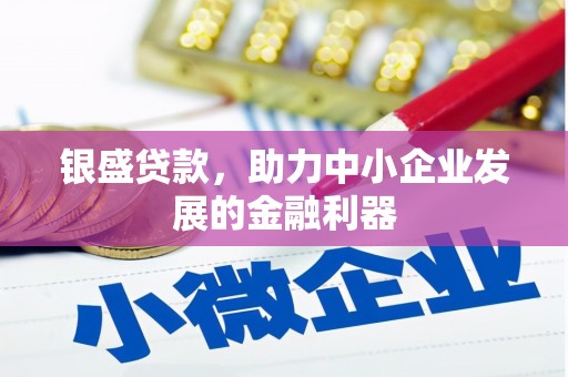 开江银盛贷款，助力中小企业发展的金融利器