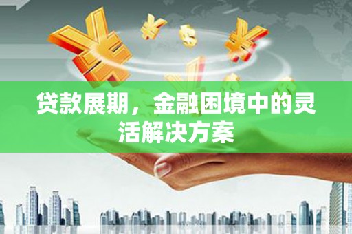 开江贷款展期，金融困境中的灵活解决方案