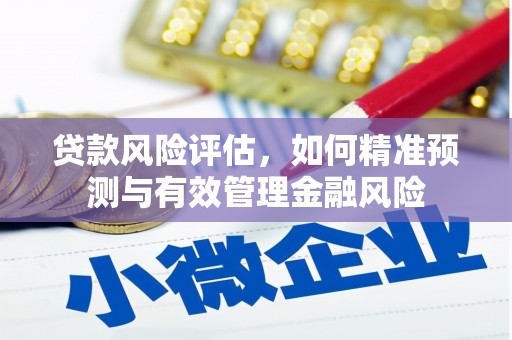 开江贷款风险评估，如何精准预测与有效管理金融风险