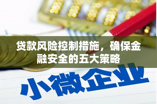 开江贷款风险控制措施，确保金融安全的五大策略