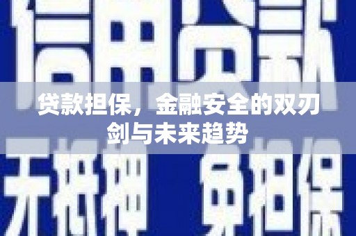 开江贷款担保，金融安全的双刃剑与未来趋势