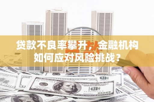 开江贷款不良率攀升，金融机构如何应对风险挑战？