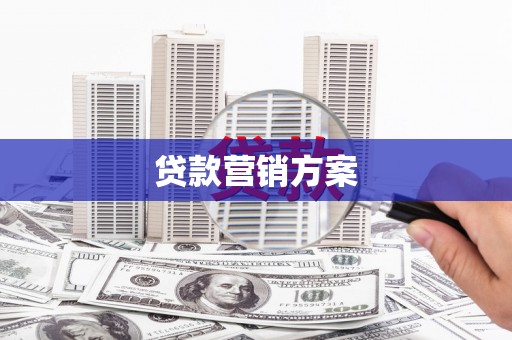 开江贷款营销方案