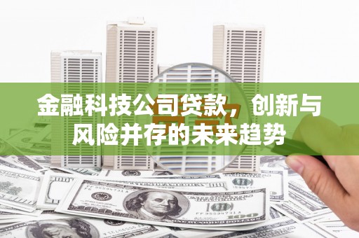 开江金融科技公司贷款，创新与风险并存的未来趋势