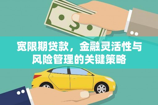 开江宽限期贷款，金融灵活性与风险管理的关键策略