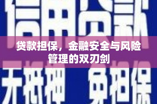 开江贷款担保，金融安全与风险管理的双刃剑