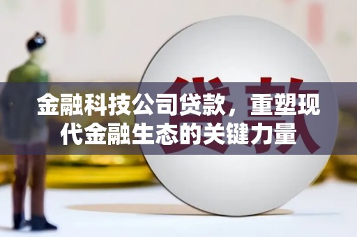 开江金融科技公司贷款，重塑现代金融生态的关键力量
