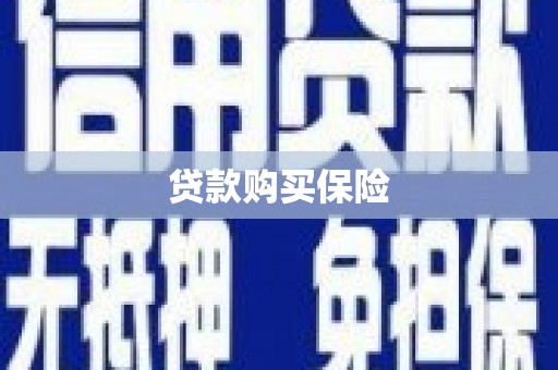开江贷款购买保险